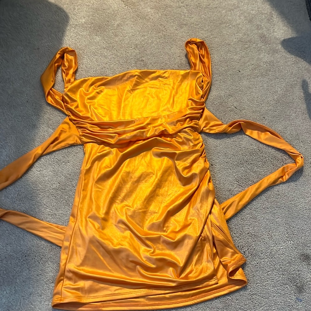 Toe open back Lucy in sky mini dress